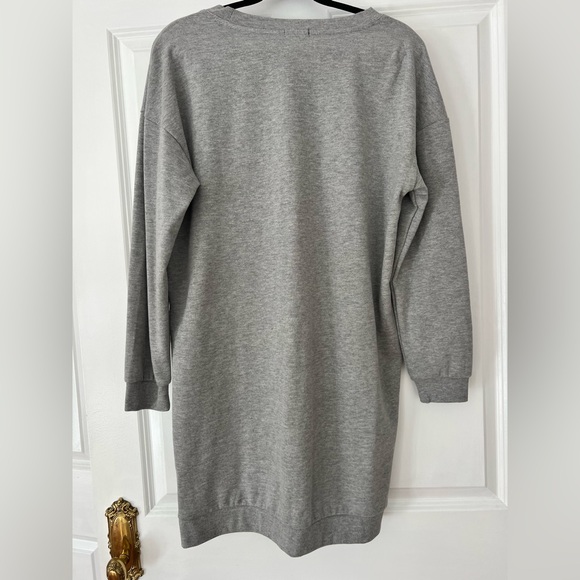 Gray casual dress with Pearls - Picture 5 of 6